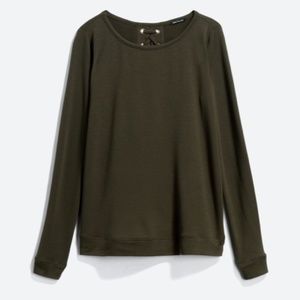 Stitch Fix PINK CLOVER Alberta Lace Up Back Knit Top